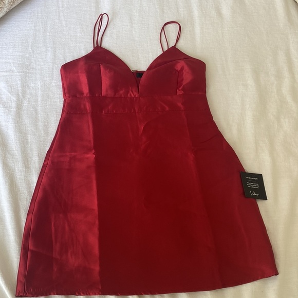 Lulu's Red Mini Dress - Picture 2 of 2